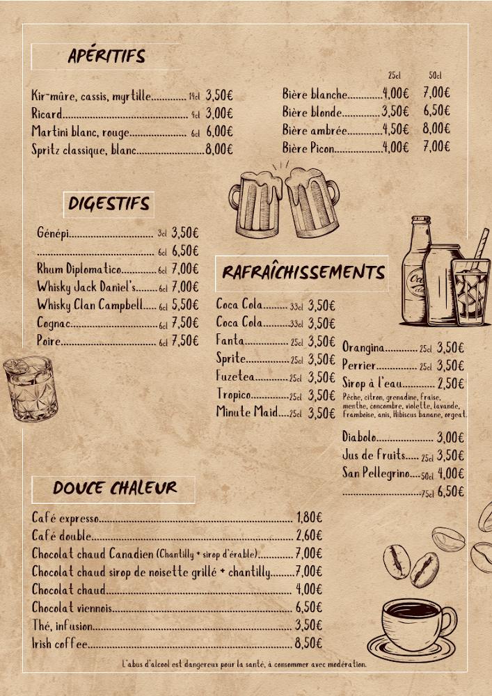 Restaurant Le Brezain - Menu Image 2