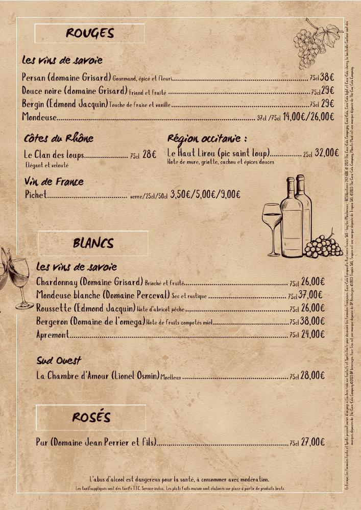 Restaurant Le Brezain - Menu Image 3